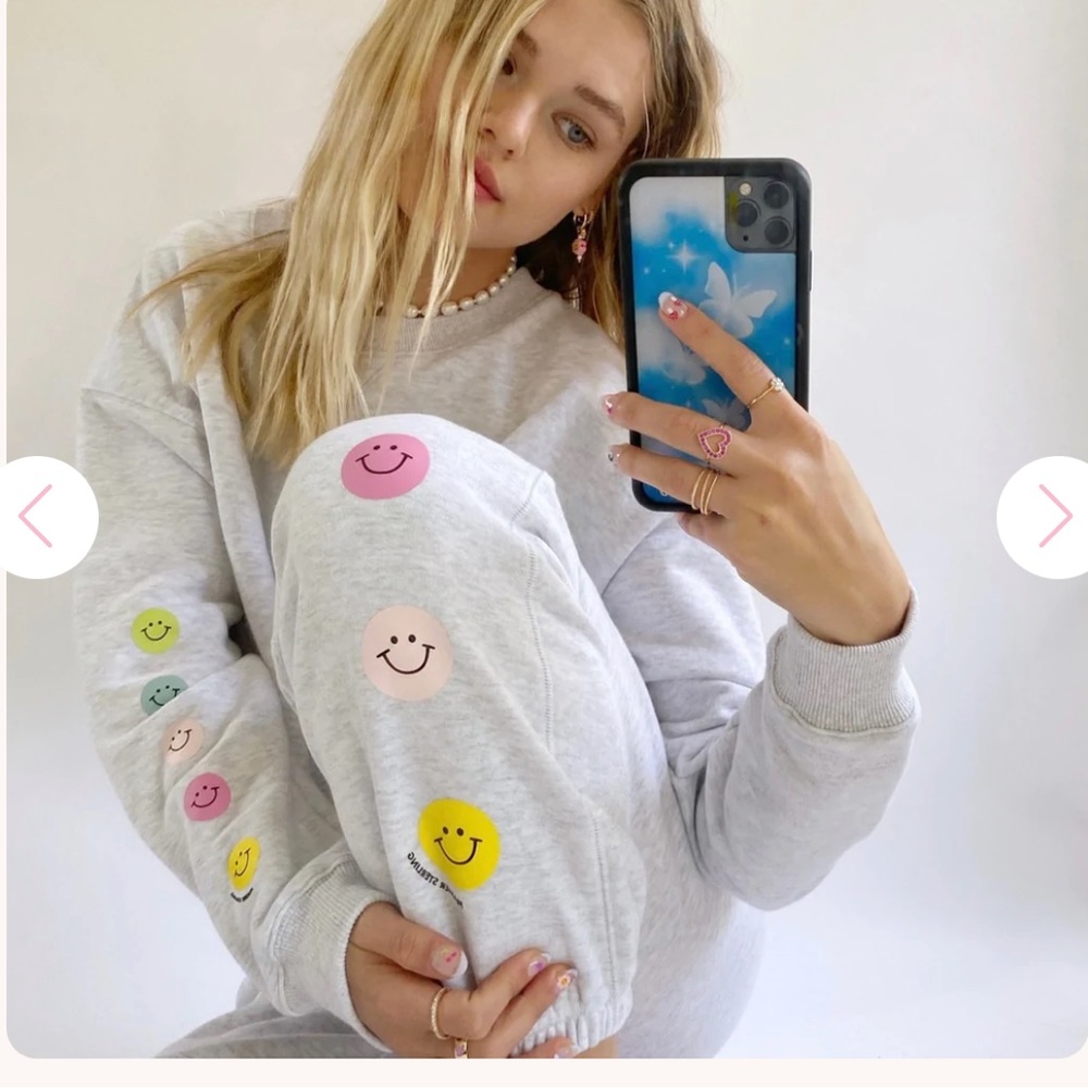 SMILEY SWEATPANTS SMALL